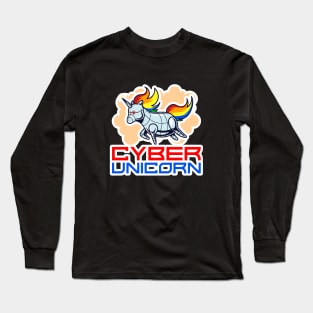 cyber Unicorn Long Sleeve T-Shirt